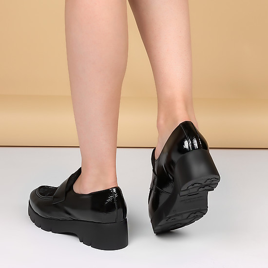 Ботинки Вондерс C4701 gloss black velvet