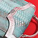 Классические сумки Geuco Crystal new color silver 1 python