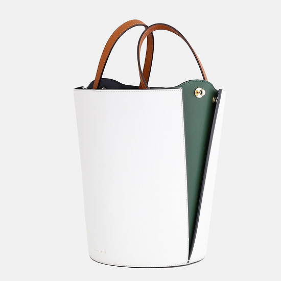 Дизайнерские сумки Danse Lente DS0005 white green