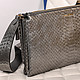 Классические сумки Кочинелли E1-AD7-12-01-02-123 python silver