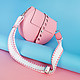 Розовая сумочка кросс-боди Carousel с двумя ремешками  Coccinelle