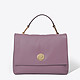 Фиолетовая кожаная сумка Liya среднего размера  Coccinelle