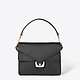 Черная кожаная сумочка-кроссбоди Ambrine Soft небольшого размера  Coccinelle