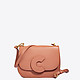Кожаная персиковая сумочка-кроссбоди Craquante Smooth миниатюрного размера  Coccinelle