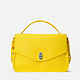 Прямоугольная кожаная сумочка Taris в желтом цвете  Coccinelle