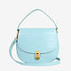 Классические сумки Coccinelle E1-DG4-15-01-01-B07 croc blue