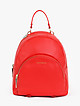 Небольшой красный кожаный рюкзак Alpha  Coccinelle