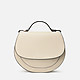 Миниатюрная кожаная сумочка-кросс-боди Mini Bag в бежевом цвете  Coccinelle