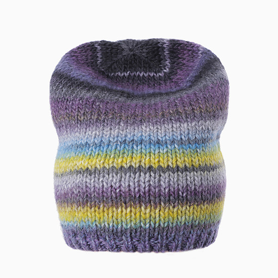 Разноцветная женская шапка из шерсти  Coccinelle