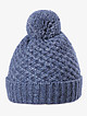 Женская голубая шапка с помпоном  Coccinelle