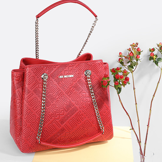 Женская классическая сумка Love Moschino
