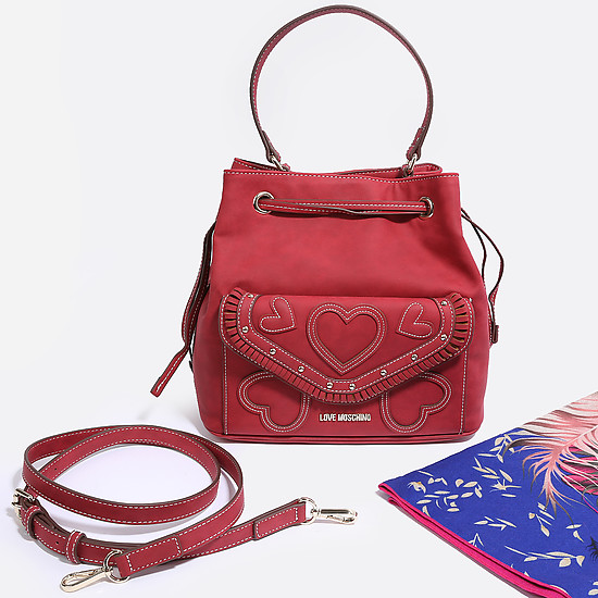 Классические сумки Love Moschino JC4110PP14LP0 red