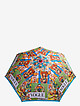 Зонт-автомат сразноцветным принтом в стиле Vogue  Fabretti