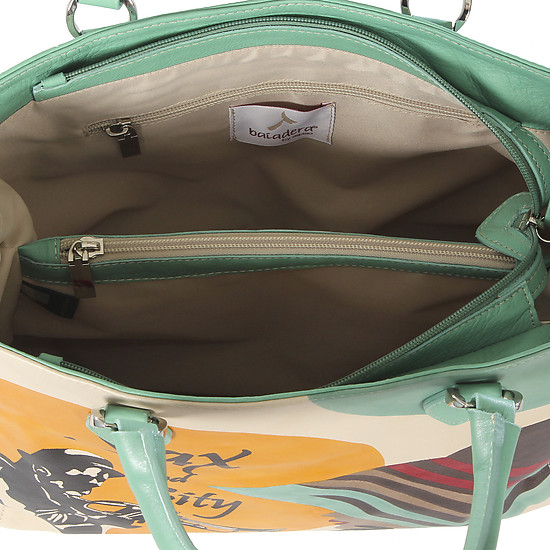 Классические сумки Баядера LARA SAX 01 turquoise