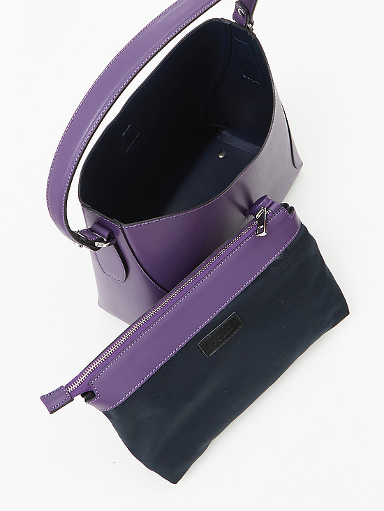 Классические сумки Фолле LUIZA big violet