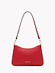 Красная сумочка-багет из гладкой кожи  BE NICE