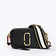 Кожаная сумочка Camera Bag черно-винного цвета небольшого размера  Marc Jacobs