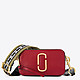 Трехцветная кожаная сумочка Camera Bag небольшого размера  Marc Jacobs