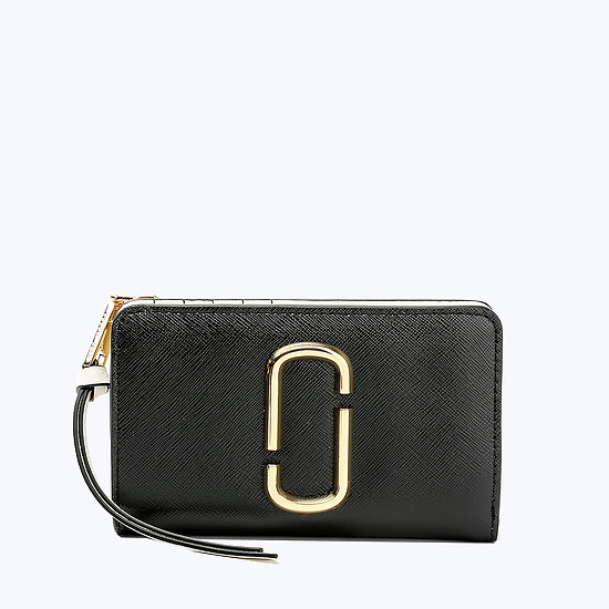 Небольшой кожаный кошелек в стиле колор-блок  Marc Jacobs