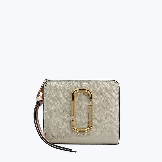 Маленький квадратный кошелек из натуральной кожи в стиле колор-блок  Marc Jacobs