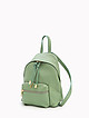 Городской рюкзак из бледно-зеленой кожи  Folle