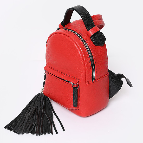 Дизайнерские сумки Bagpack Mini red black