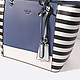 Классические сумки Guess NY669123 blue stripes