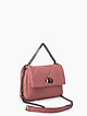 Пыльно-розовая сумочка кросс-боди из мягкой стеганой кожи  BE NICE