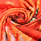 Платок Vitacci PL05045 orange fucshia flowers