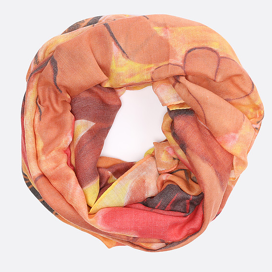 Платки, шарфы, шали Vitacci PL12001 orange brown