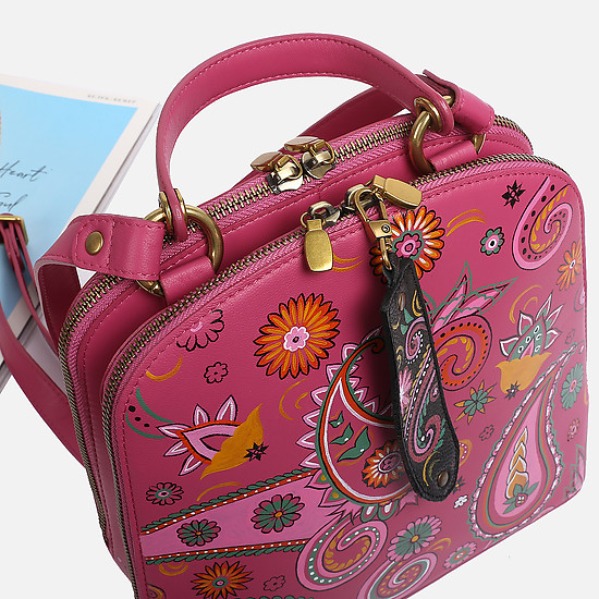Дизайнерские сумки Alexander TS R0028 pink paisley