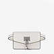 Прямоугольная поясная сумочка Elissa из белой кожи с фирменным замочком  DKNY