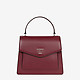 Кожаная сумка Whitney бордового цвета  DKNY