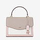 Кожаная сумочка-сэтчел Lex в стиле колор-блок  DKNY