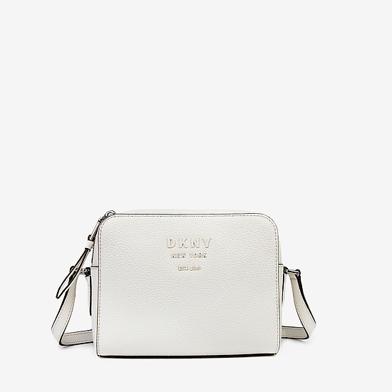 Белая кожаная сумочка кросс-боди Noho небольшого размера  DKNY