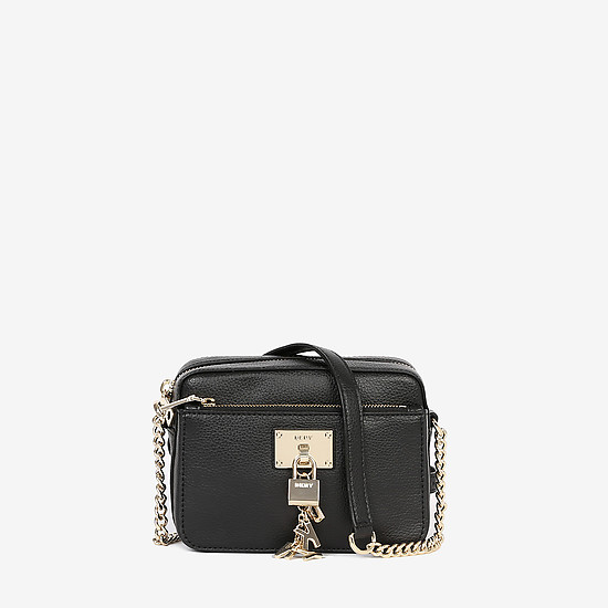 Кожаная сумка Elissa с передним карманом  DKNY