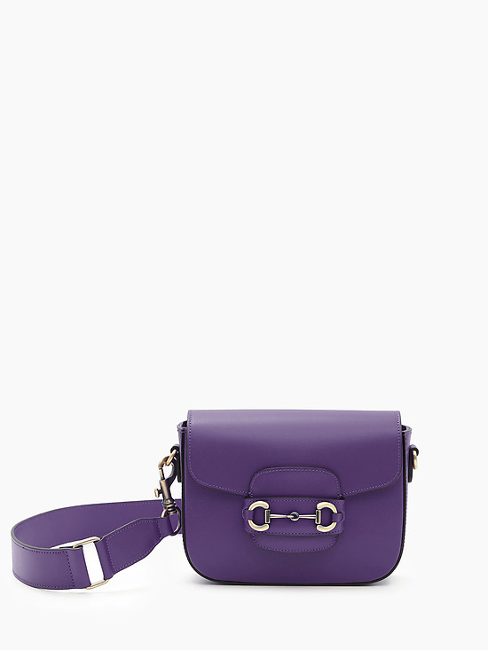 Фиолетовая сумочка кросс-боди из плотной кожи  BE NICE
