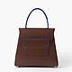 Классические сумки Фетиш S 007 chocolate blue