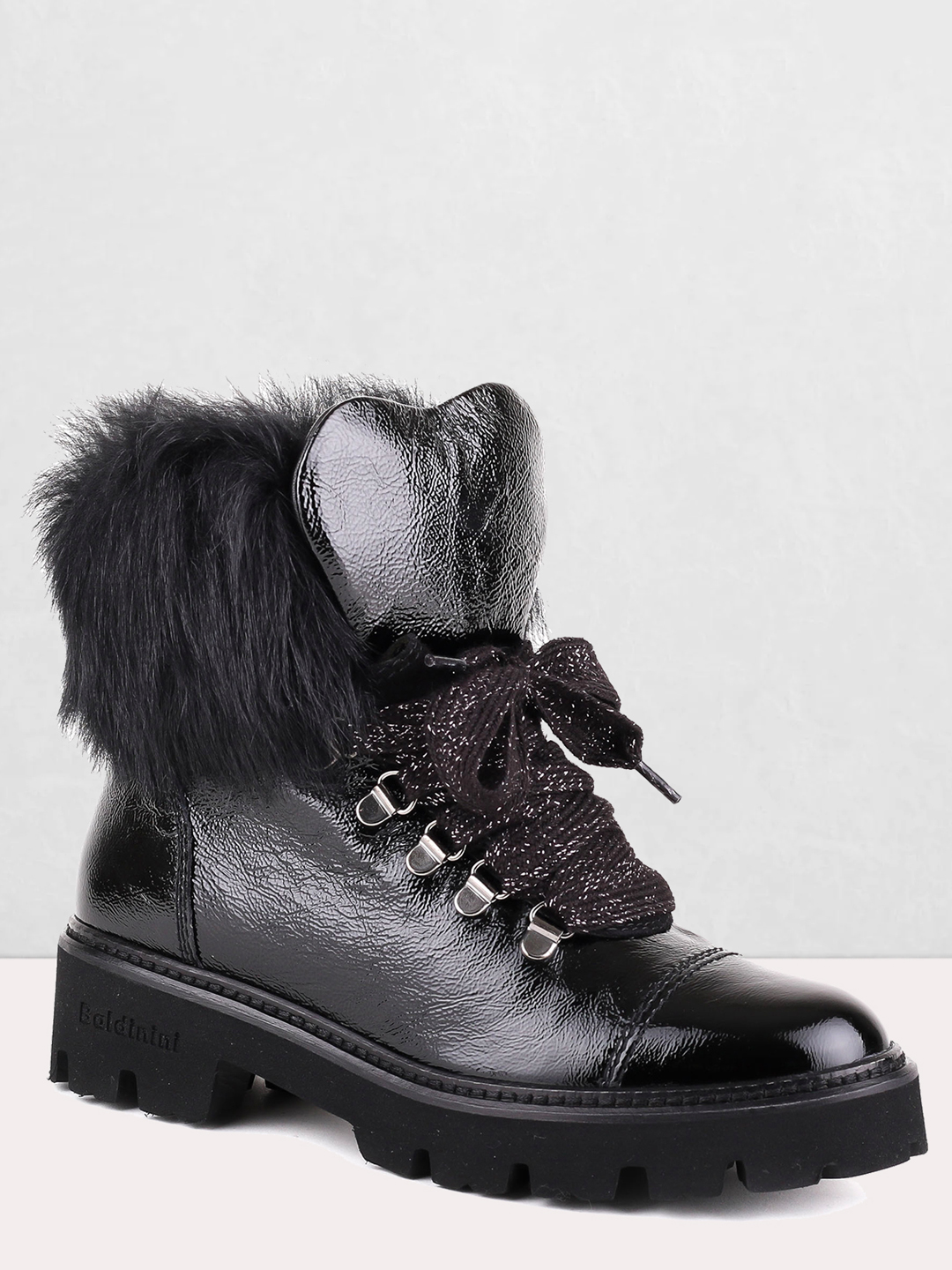 Ботинки Baldinini T0380 black – Италия, черного цвета, натуральная кожа.  Купить в интернет-магазине в Екатеринбурге. Цена 25640 руб.
