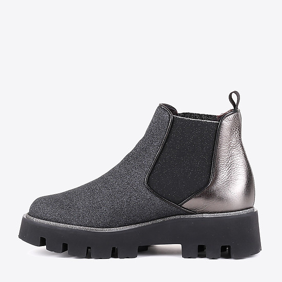 Ботинки Pertini T1666 black grey