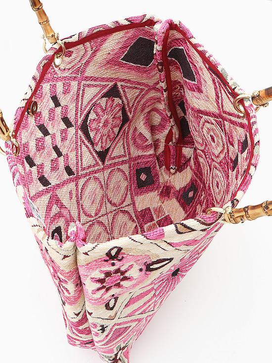 Классические сумки Фолле TESSUTO pink