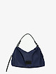 Легкая текстильная сумка-тоут синего цвета  Vanessa Scani