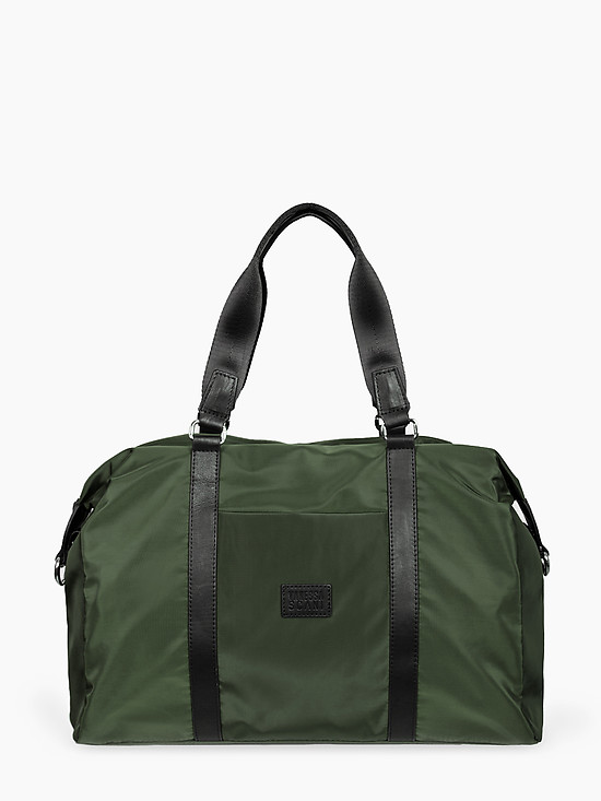 Темно-оливковая спортивная сумка-тоут из нейлона  Vanessa Scani