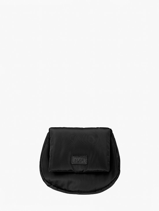 Черная сумочка кросс-боди из нейлона  Vanessa Scani