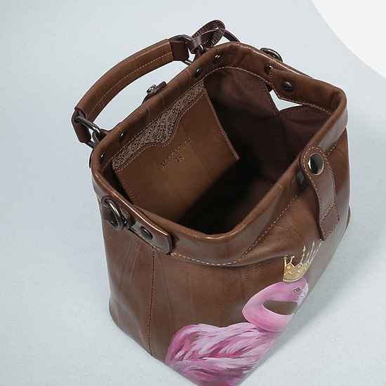 Классические сумки Александр ТС W0013 brown flamingo