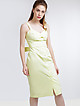 Платье-сарафан на лямках лимонного оттенка  Soeasy