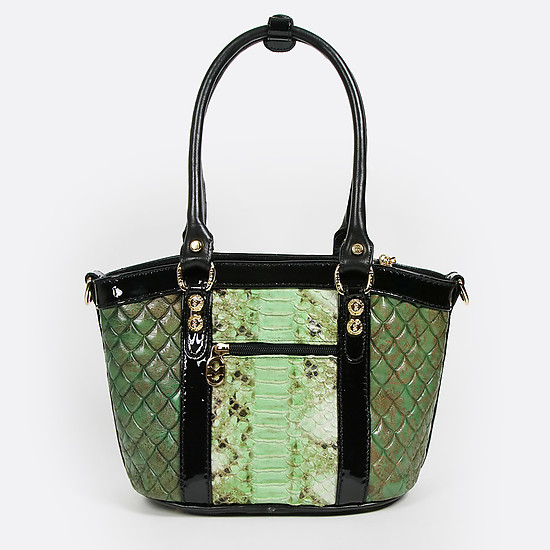 Классическая сумка Marino Orlandi mo4538 green python